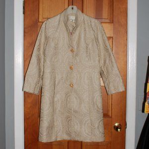 Vintage Susan Bristol Petite Embroidered Long Blazer Jacket